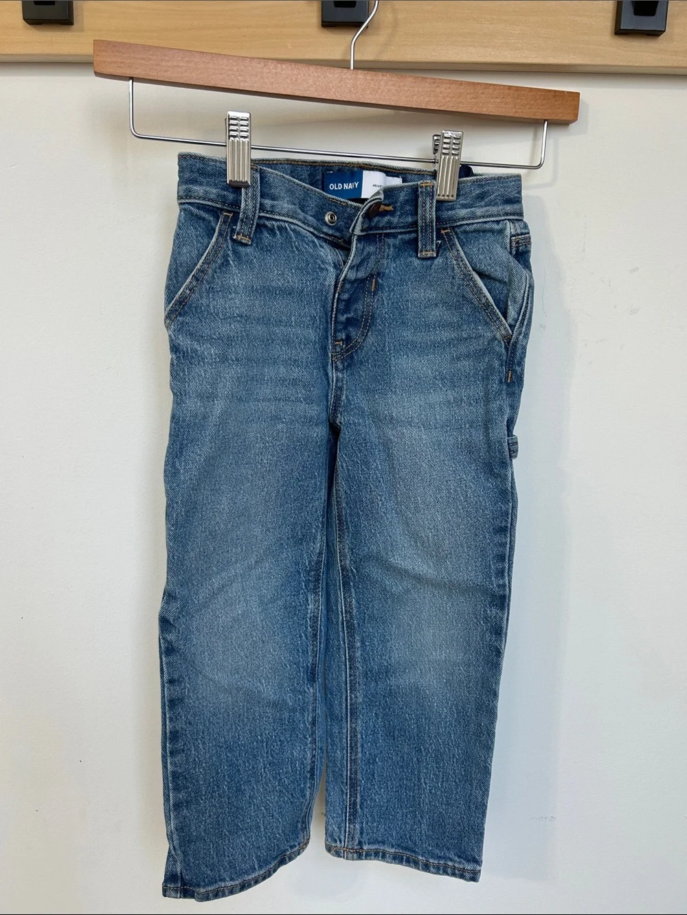 Old Navy Boys 4T Medium Blue Straight Jeans